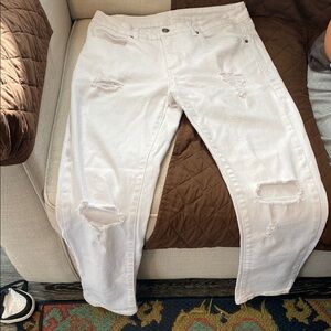Rue21 White Denim Pants